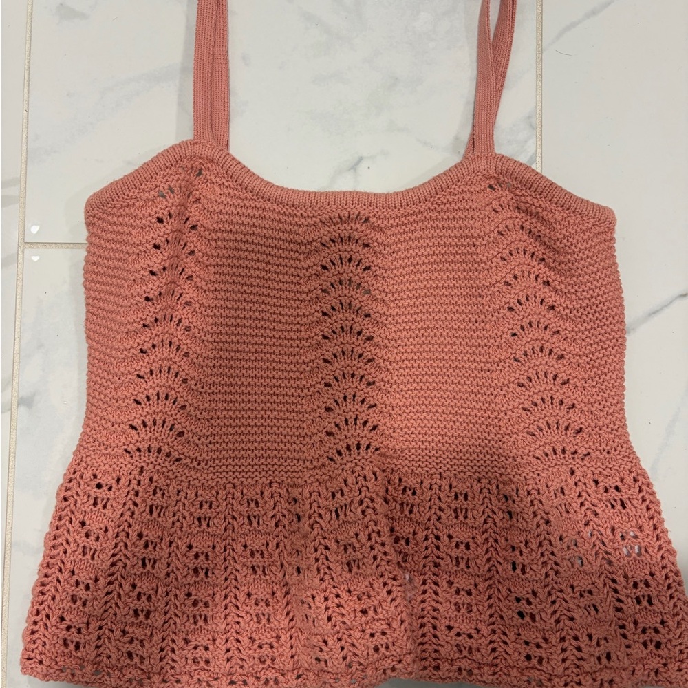 Aeropostale Coral Knit Camisole